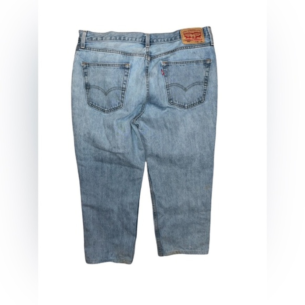 Levis 550 Jeans 36 x 30 straight leg Blue Red Tab Denim
